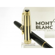 MONTBLANC Meisterstuck Gold Black roller finitura oro giallo referenza 35989 new